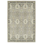 Kaleen Middleton Collection Light Grey Throw Rug 2' x 3'