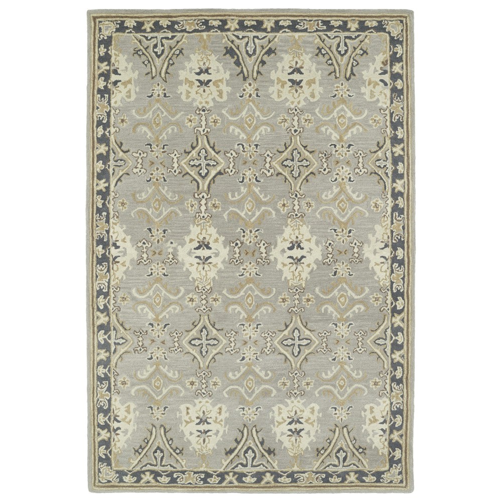 Kaleen Middleton Collection Light Grey Area Rug 5' x 7'9"