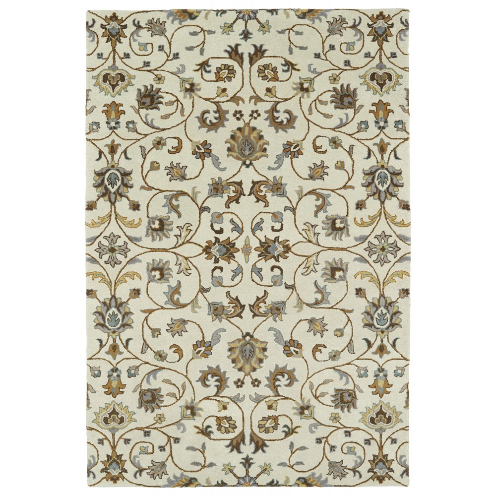 Kaleen Middleton Collection Light Linen Area Rug 5' x 7'9"