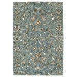 Kaleen Middleton Collection Light Turquoise Area Rug 9' x 12'