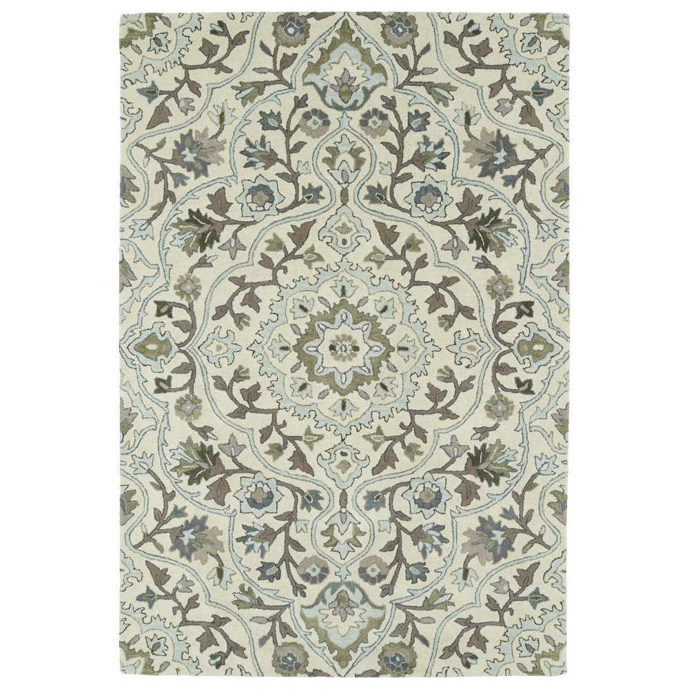 Kaleen Middleton Collection Light Ivory Throw Rug 2' x 3'