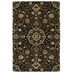 Kaleen Middleton Collection Black Throw Rug 2' x 3'