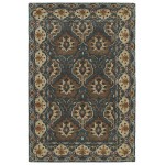 Kaleen Middleton Collection Teal Taupe Area Rug 5' x 7'9"