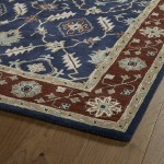 Kaleen Middleton Collection Dark Navy Throw Rug 2' x 3'