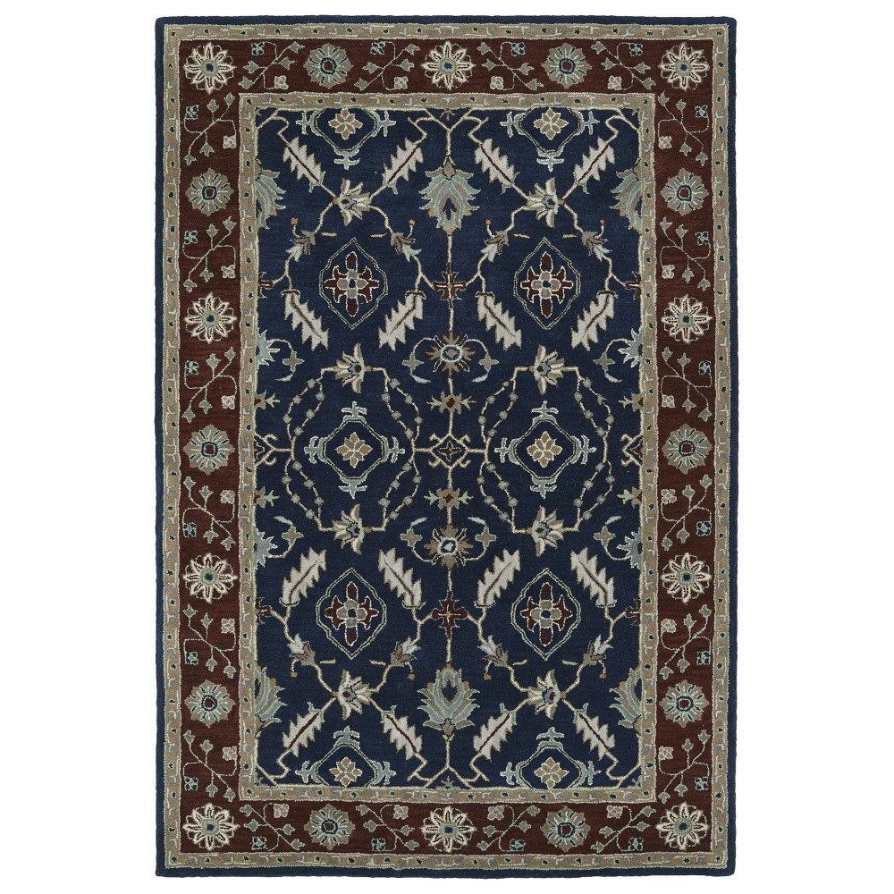 Kaleen Middleton Collection Dark Navy Area Rug 8' x 10'