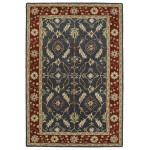 Kaleen Middleton Collection Dark Charcoal Throw Rug 3' x 5'