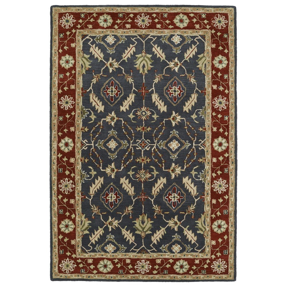 Kaleen Middleton Collection Dark Charcoal Area Rug 8' x 10'