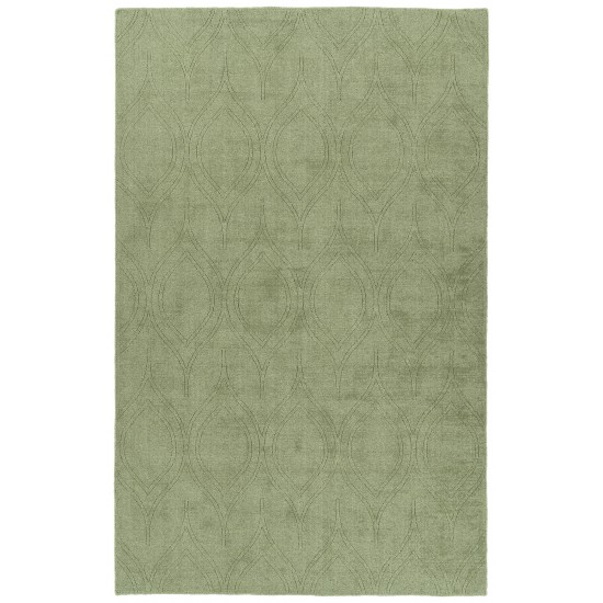 Kaleen Minkah Collection Light Olive Throw Rug 2' x 3'