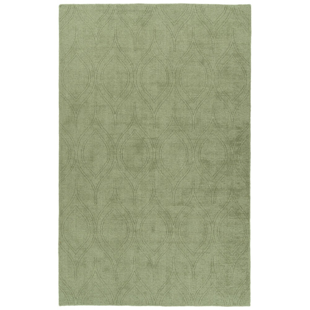 Kaleen Minkah Collection Light Olive Throw Rug 2' x 3'