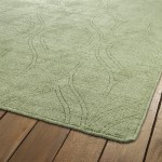 Kaleen Minkah Collection Light Olive Throw Rug 2' x 3'