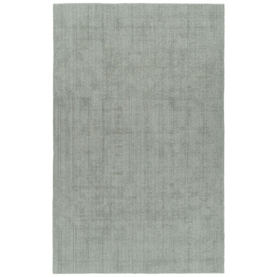 Kaleen Minkah Collection Light Silver Throw Rug 2' x 3'