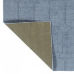 Kaleen Minkah Collection Light Blue Throw Rug 2' x 3'