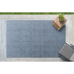 Kaleen Minkah Collection Light Blue Throw Rug 2' x 3'