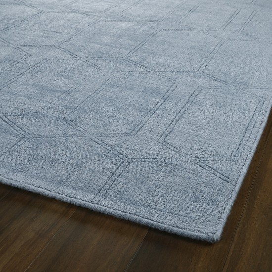 Kaleen Minkah Collection Light Blue Area Rug 9' x 12'