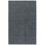 Kaleen Minkah Collection Dark Steel Throw Rug 2' x 3'