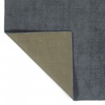 Kaleen Minkah Collection Dark Steel Throw Rug 2' x 3'