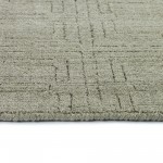 Kaleen Minkah Collection Light Grey Throw Rug 2' x 3'