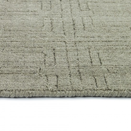 Kaleen Minkah Collection Light Grey Throw Rug 2' x 3'