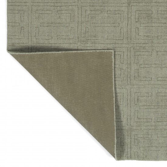 Kaleen Minkah Collection Light Grey Throw Rug 2' x 3'