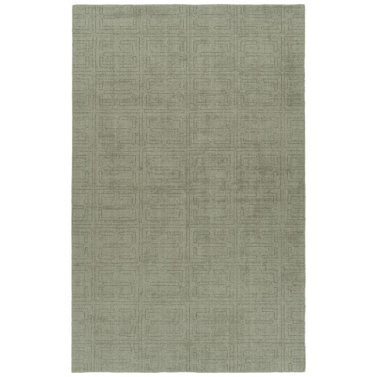 Kaleen Minkah Collection Light Grey Throw Rug 3' x 5'