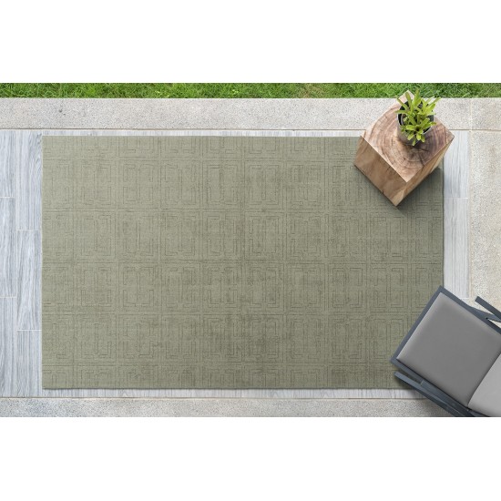 Kaleen Minkah Collection Light Grey Area Rug 5' x 7'