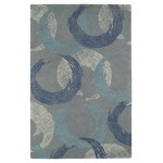 Kaleen Montage Collection MTG01-75 Grey Throw Rug 2' x 3'