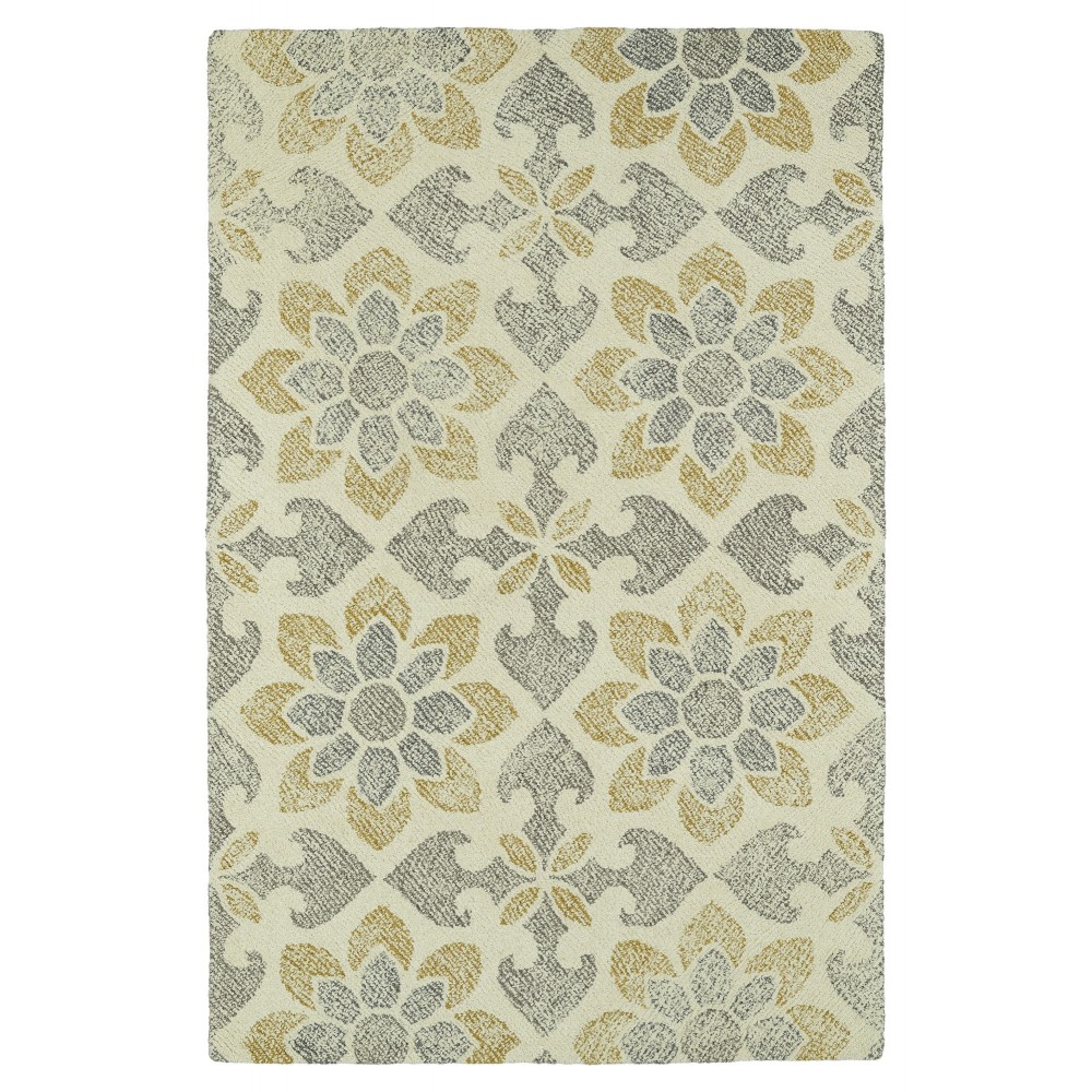 Kaleen Montage Collection MTG02-01 Ivory Area Rug 5' x 7'9"