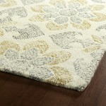 Kaleen Montage Collection MTG02-01 Ivory Area Rug 5' x 7'9"
