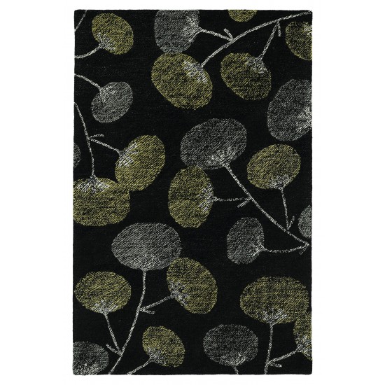 Kaleen Montage Collection Black Runner 2'6" x 8'