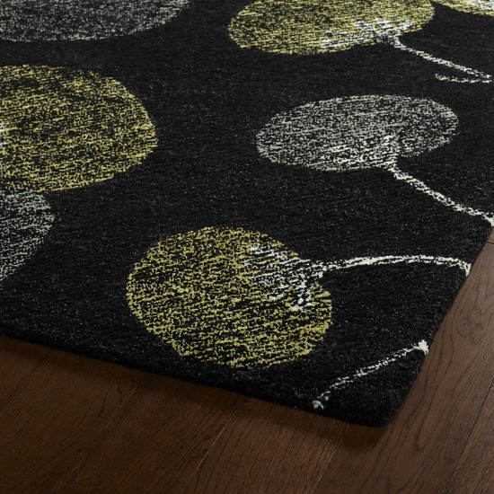 Kaleen Montage Collection Black Area Rug 5' x 7'9"