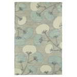 Kaleen Montage Collection Light Grey Throw Rug 2\' x 3\'