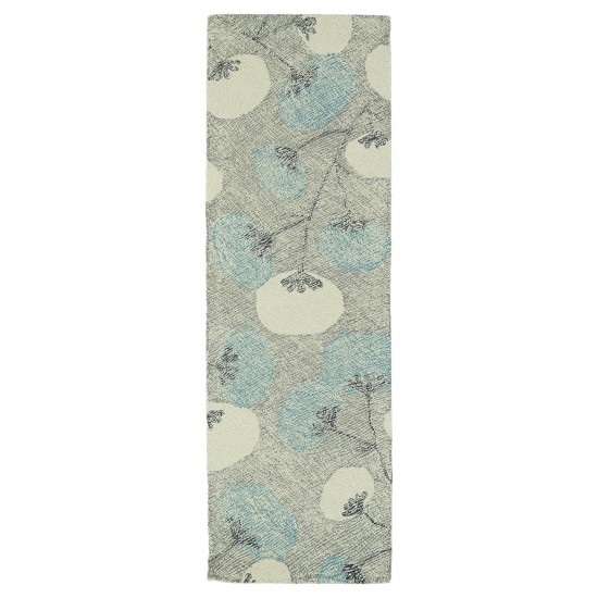 Kaleen Montage Collection Light Grey Area Rug 9' x 12'