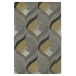 Kaleen Montage Collection MTG06-75 Grey Throw Rug 2' x 3'