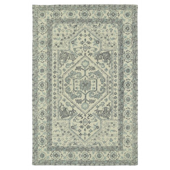 Kaleen Montage Collection MTG07-01 Ivory Throw Rug 2' x 3'