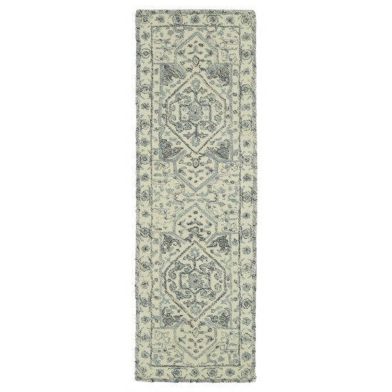 Kaleen Montage Collection MTG07-01 Ivory Throw Rug 2' x 3'