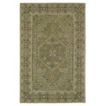 Kaleen Montage Collection Dark Green Runner 2'6" x 8'