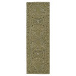 Kaleen Montage Collection Dark Green Runner 2'6" x 8'