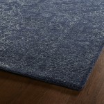 Kaleen Montage Collection Dark Denim Throw Rug 2' x 3'