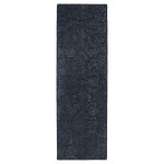 Kaleen Montage Collection Dark Denim Throw Rug 2' x 3'