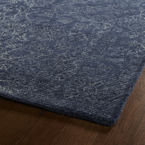 Kaleen Montage Collection Dark Denim Runner 2'6" x 8'