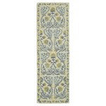 Kaleen Montage Collection Ivory Gold Area Rug 5' x 7'9"