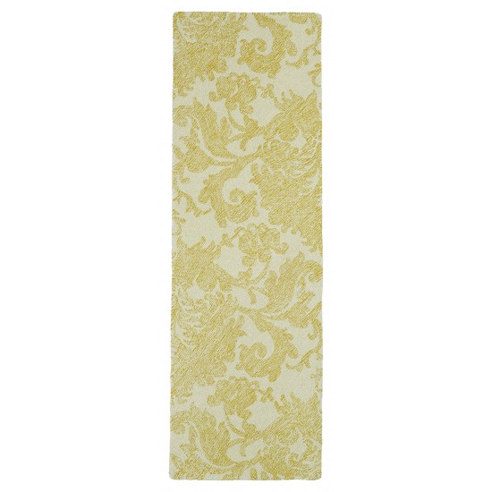 Kaleen Montage Collection Bright Gold Area Rug 8' x 10'