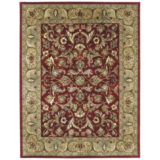 Kaleen Mystic Collection Dark Red Throw Rug 2' x 3'