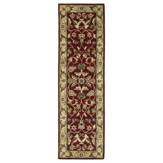 Kaleen Mystic Collection Dark Red Area Rug 3'6" x 5'3"