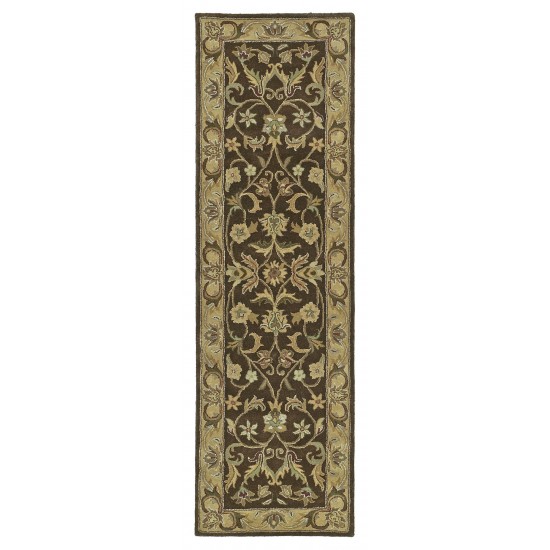 Kaleen Mystic Collection Dark Chocolate Runner 2'3" x 7'9"