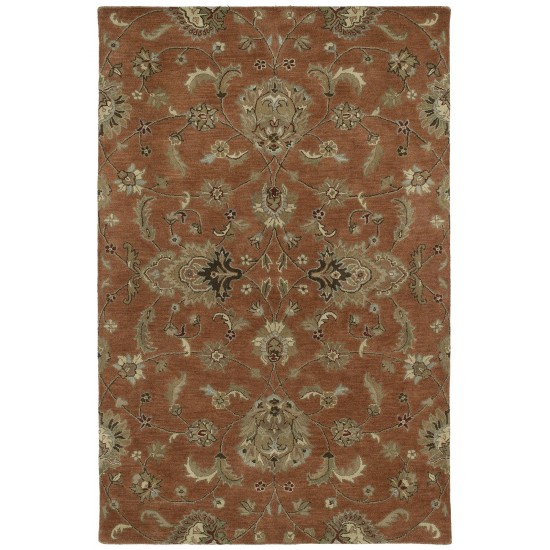 Kaleen Mystic Collection Dark Copper Throw Rug 2' x 3'