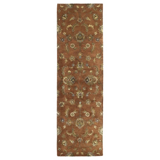 Kaleen Mystic Collection Dark Copper Throw Rug 2' x 3'