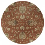 Kaleen Mystic Collection Dark Copper Area Rug 5'9" x 5'9"