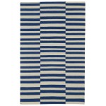 Kaleen Nomad Collection Dark Navy Throw Rug 2' x 3'