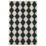 Kaleen Nomad Collection NOM02-02 Black Throw Rug 2' x 3'